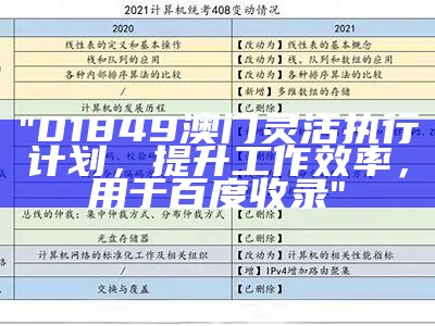 "01849澳门灵活执行计划，提升工作效率，用于百度收录"